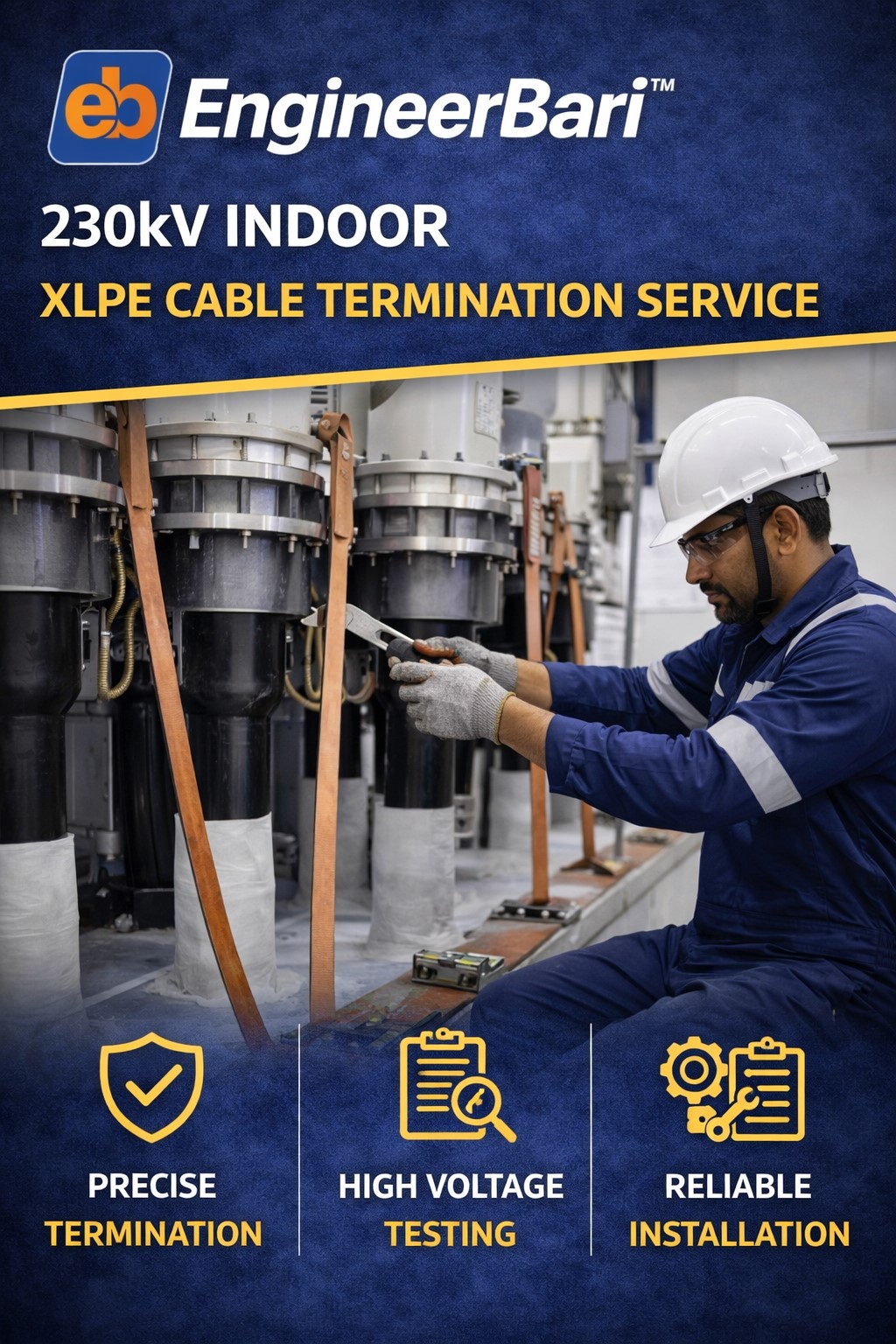 230kV Indoor XLPE Cable Termination Service